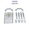 MN MODEL MN96 upgrade parts Shock Connect Rods and Fixing Seat silver