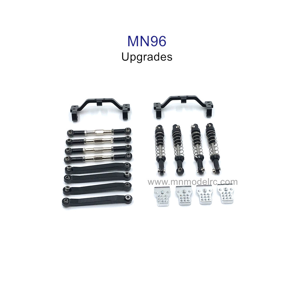 MN MODEL MN96 upgrade parts Shock Connect Rods and Fixing Seat black