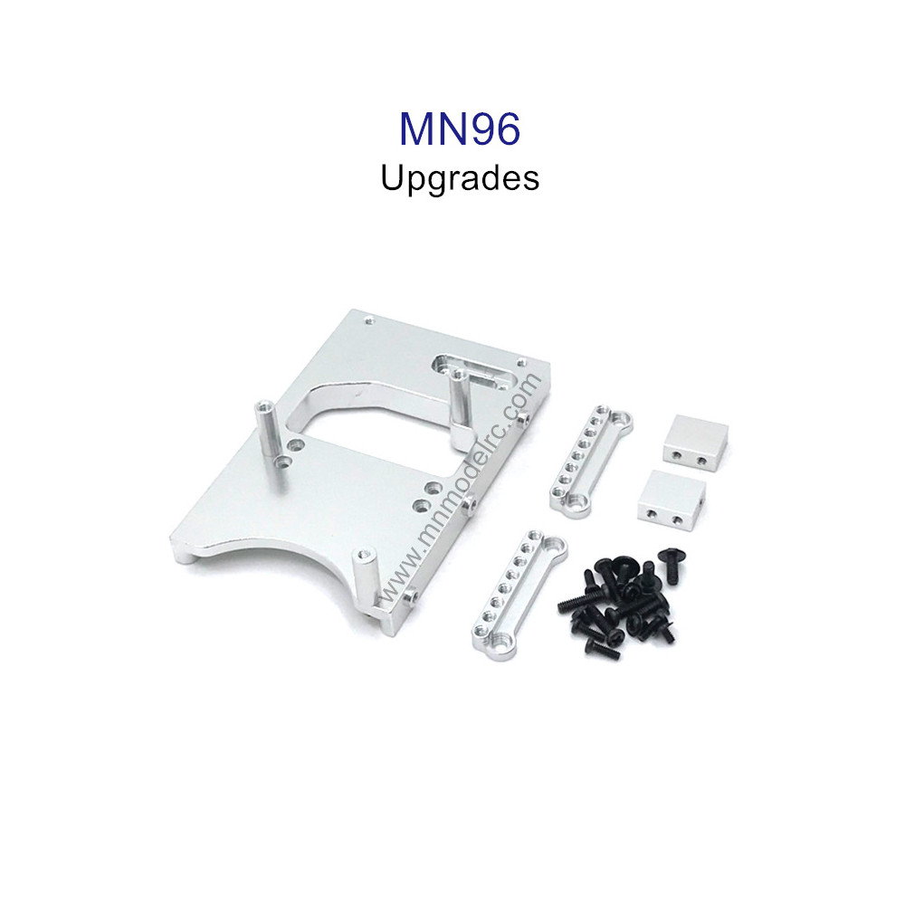 MN MODEL MN96 upgrade parts Servo Seat and Shocks Tower silver