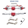 MN MODEL MN-90 Upgrade Parts Front and Rear Axle Assembly and Transmission Shaft silver