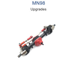MN MODEL MN98 Upgrade Parts Metal Front Axle Assembly black