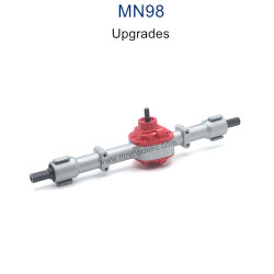 MN MODEL MN98 Upgrade Parts Metal Rear Axle Assembly silver