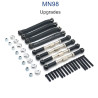 MN MODEL MN98 Upgrade Parts Metal Connect Rods black