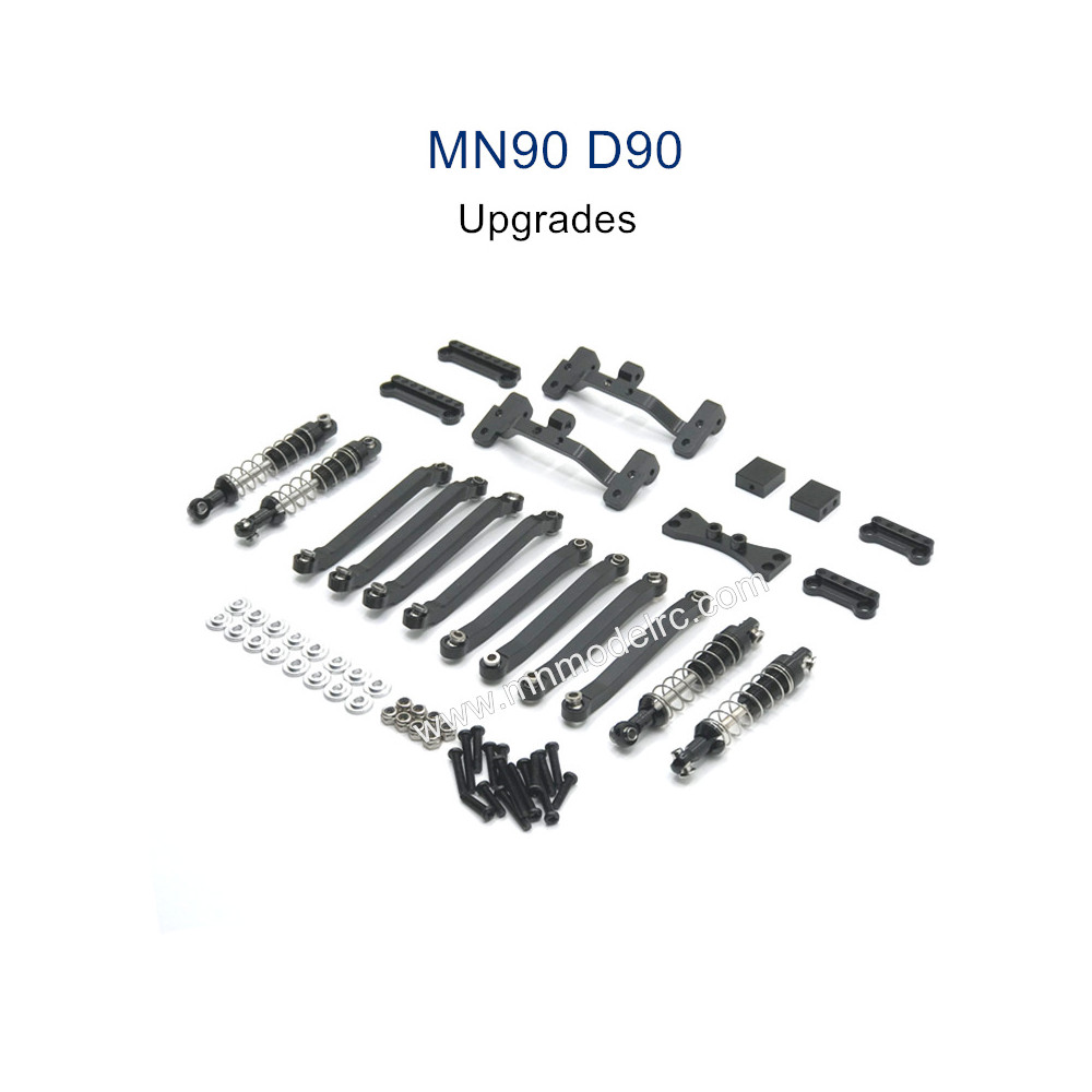 MN MODEL MN-90 Upgrade Parts Connect Rod And Shocks black
