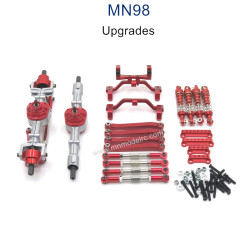 MN MODEL MN98 Upgrade Parts Metal Parts kit red