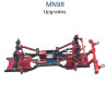 MN MODEL MN98 Upgrade Parts Metal Car Body Kit with Wheel red