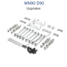 MN MODEL MN-90 Upgrade Parts Connect Rod And Shocks silver
