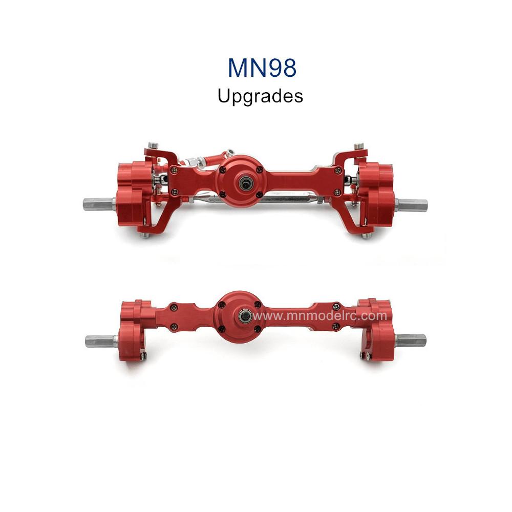 MN MODEL MN98 Upgrade Parts Servo Holder and Shock Seat red