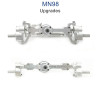 MN MODEL MN98 Upgrade Parts Servo Holder and Shock Seat silver