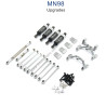 MN MODEL MN98 Upgrade Parts Shock absorber and Connect Rod silver