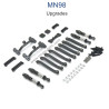 MN MODEL MN98 Upgrade Parts Connect Rod and Shocks black