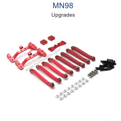 MN MODEL MN98 Upgrade Parts Connect Rod and Connect Rod seat red