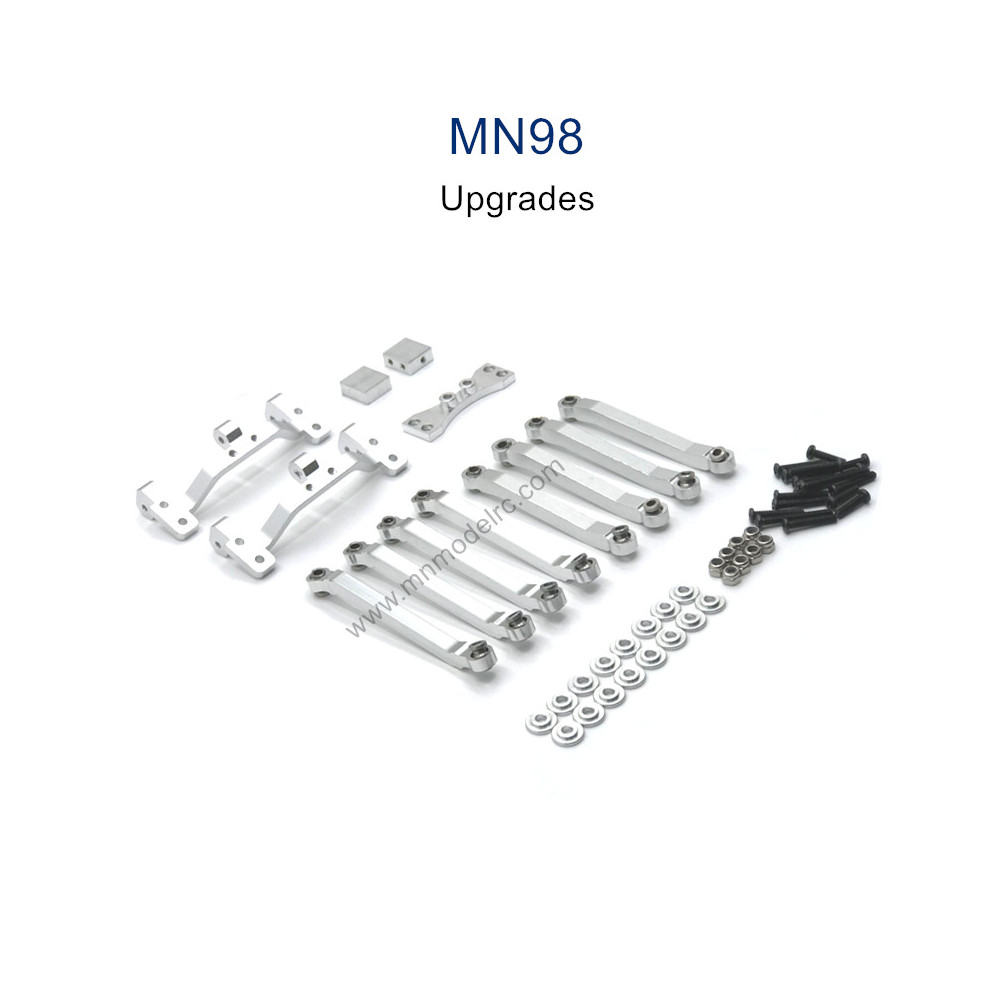 MN MODEL MN98 Upgrade Parts Connect Rod and Connect Rod seat silver