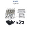 MN MODEL MN98 Upgrade Parts Metal Shock and Shock Seat silver
