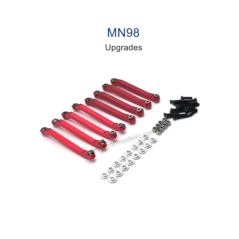 MN MODEL MN98 Upgrade Parts Fixing Connect Rod red