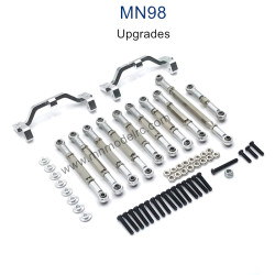 MN MODEL MN98 Upgrade Parts Connect Rods and Fixing Seat silver