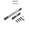 MN MODEL MN98 Upgrade Parts Steering and Servo Connect Rods black