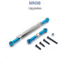 MN MODEL MN98 Upgrade Parts Steering and Servo Connect Rods blue