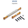 MN MODEL MN98 Upgrade Parts Steering and Servo Connect Rods yellow