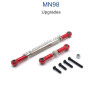 MN MODEL MN98 Upgrade Parts Steering and Servo Connect Rods red