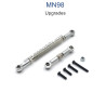 MN MODEL MN98 Upgrade Parts Steering and Servo Connect Rods silver