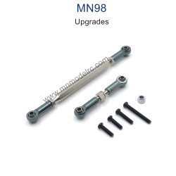 MN MODEL MN98 Upgrade Parts Steering and Servo Connect Rods grey