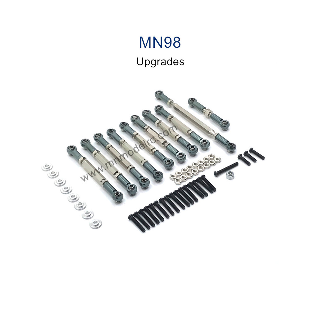 MN MODEL MN98 Upgrade Parts Connect Rods grey