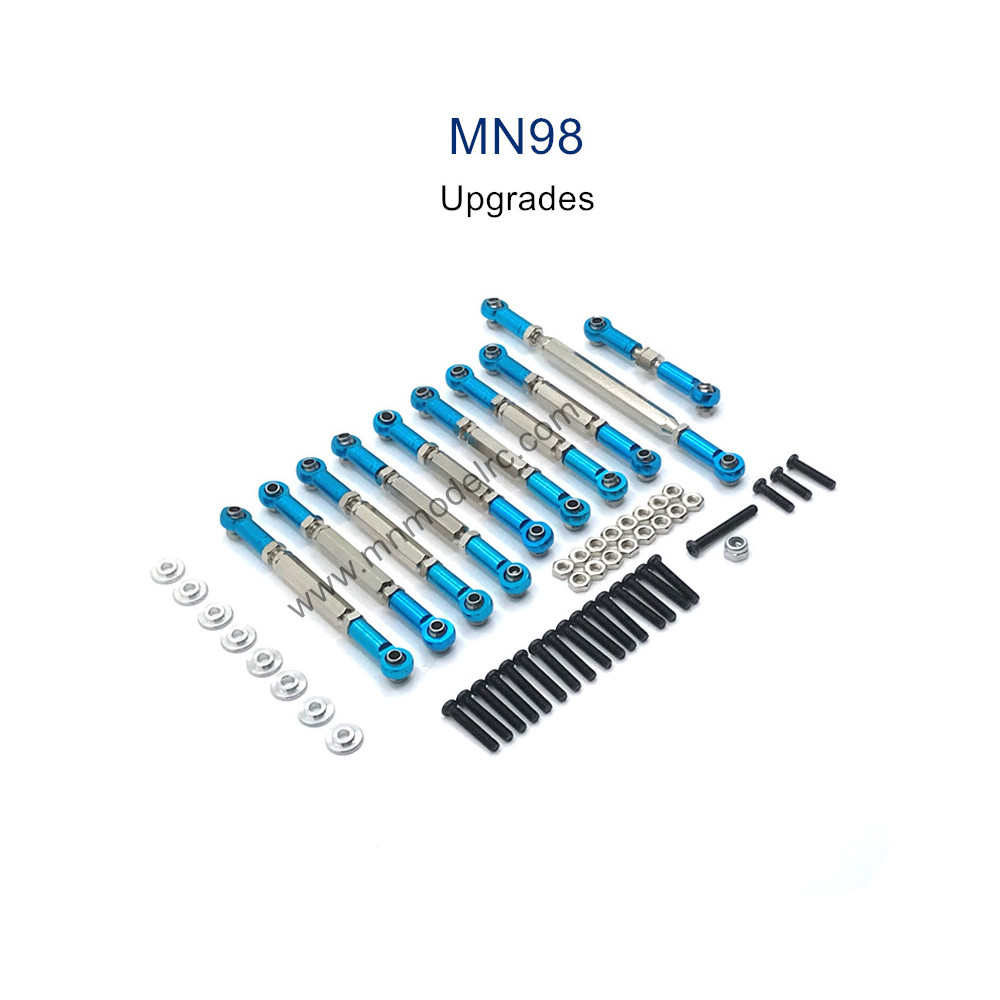 MN MODEL MN98 Upgrade Parts Connect Rods blue