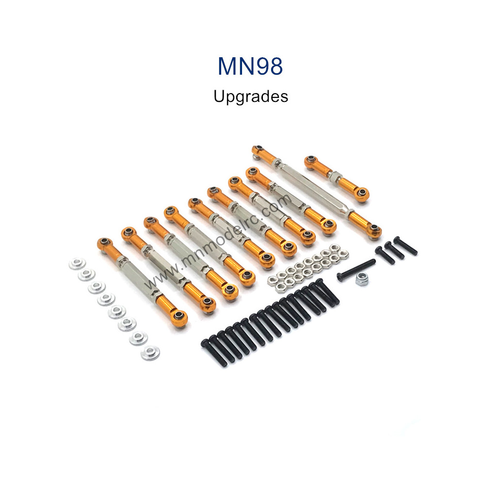 MN MODEL MN98 Upgrade Parts Connect Rods yellow