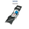 MN MODEL MN98 Upgrade Parts Metal Body Frame with Motor black