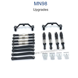 MN MODEL MN98 Upgrade Parts Shock Connect Rods and Fixing Seat black