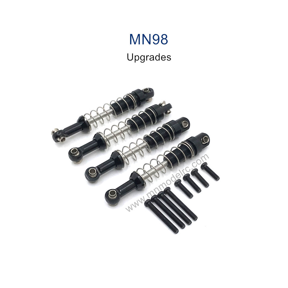 MN MODEL MN98 Upgrade Parts Metal Shocks black