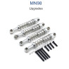MN MODEL MN98 Upgrade Parts Metal Shocks silver