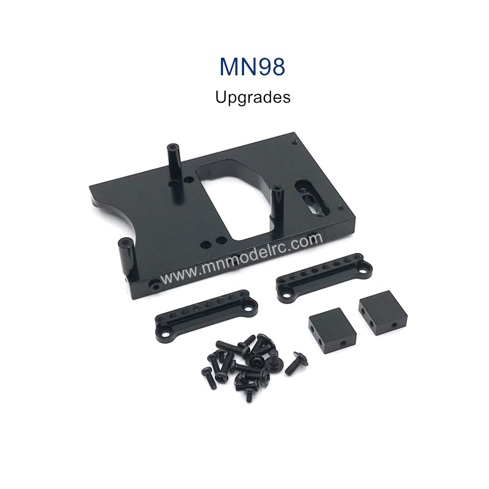 MN MODEL MN98 Upgrade Parts Servo Seat and Shocks Tower black