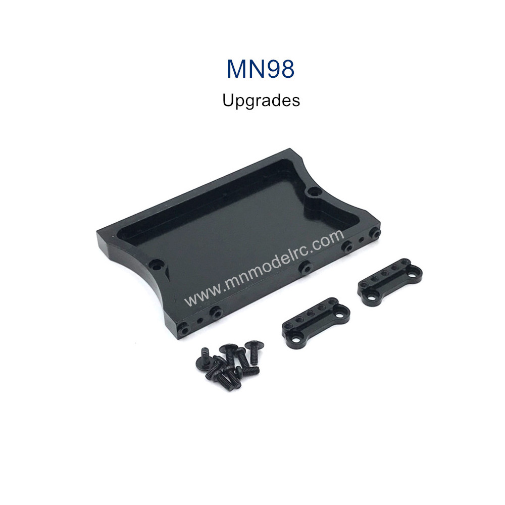 MN MODEL MN98 Upgrade Parts Shock Tower and Tail Plate black