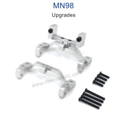MN MODEL MN98 Upgrade Parts Connect Rod Seat and Rear Servo Seat silver