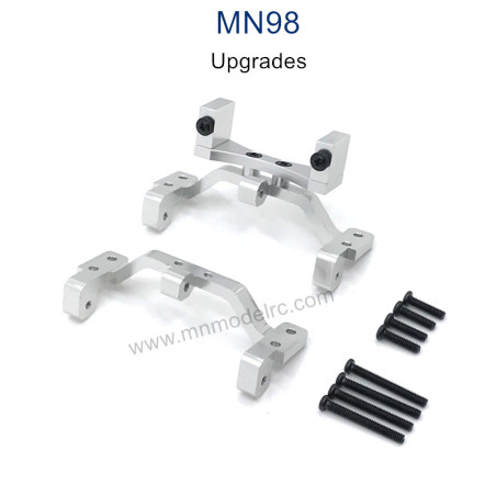 MN MODEL MN98 Upgrade Parts Connect Rod Seat and Rear Servo Seat silver