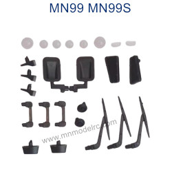 MN MODEL MN99S parts Car shell decoration parts rear lamp cover
