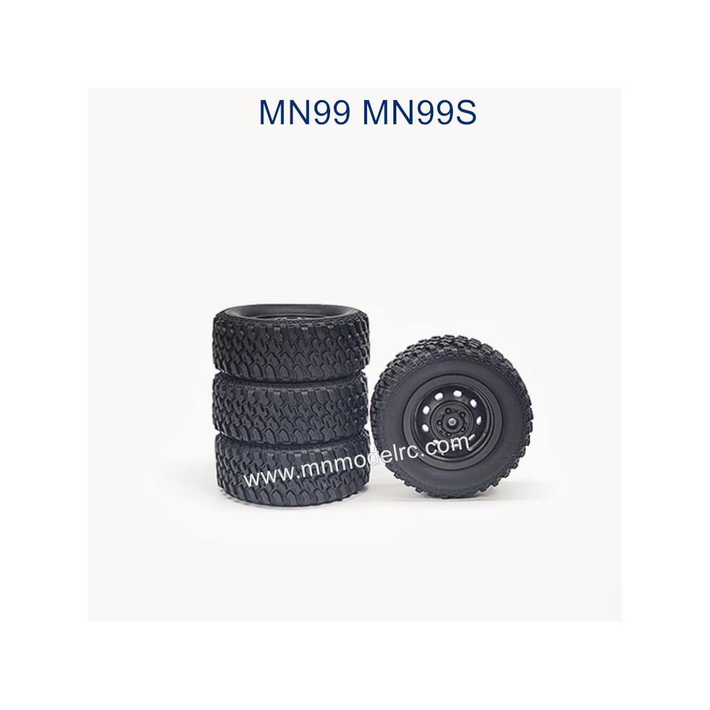 MN MODEL MN99S parts Tires Assembly black