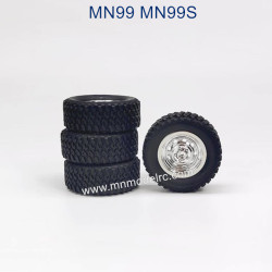 MN MODEL MN99S parts Tires Assembly silver
