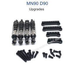 MN MODEL MN-90 Upgrade Parts Metal Shock and Shock Seat black