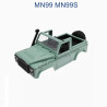 MN MODEL MN99S parts Car Shell Kit green