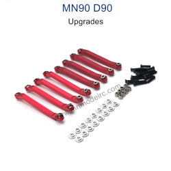 MN MODEL MN-90 Upgrade Parts Fixing Connect Rod red