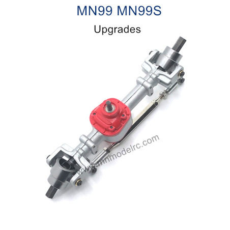 MN MODEL MN99S Upgrade parts Metal Front Axle Assembly silver