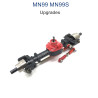 MN MODEL MN99S Upgrade parts Metal Front Axle Assembly black