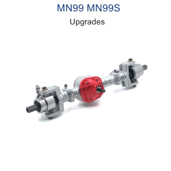 MN MODEL MN99S Upgrade parts Metal Rear Axle Assembly silver