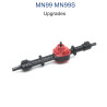MN MODEL MN99S Upgrade parts Metal Rear Axle Assembly black