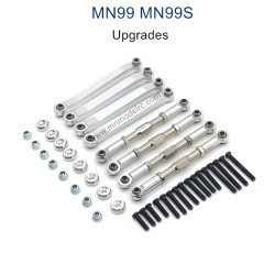 MN MODEL MN99S Upgrade parts Metal Connect Rods silver