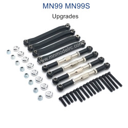 MN MODEL MN99S Upgrade parts Metal Connect Rods black