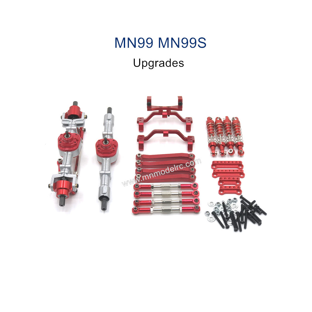 MN MODEL MN99S Upgrade parts Metal Parts kit red